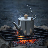 Camping Kettle Construction Portable Outdoor Teapot Hanging Bail Handle Kettle for Campers, Hikers, Hiking, Picnic