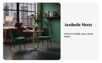 Round Pedestal Table fluted Base Indoor Furniture Nordic designSaving for duos