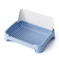 Large Iron Mesh Dog Toilet for Small and Medium Dogs, Anti-Step Design