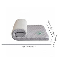 Memory Foam Mattress Topper Breathable Single Mattress Pad for Rented Apartment