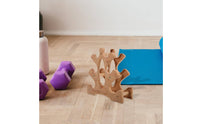 3-Tier Dumbbell Rack Space-Saving Small Dumbbell Stand Keeps Weights Organized Hand Weight Organizer for Workout Room