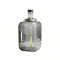 Water Container with Tube Wide-Mouth Portable Water Dispenser Free for Campers