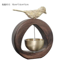 多巴胺门铃吸门式入户风铃进门开门提醒铃铛乔迁礼物冰箱磁吸挂饰