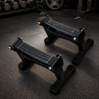Deadlift Jack, Barbell Jack for Loading and Unloading Weight Plates, Portable Steel Weightlifting Jack, Adjustable Shock Absorption