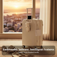 Rolling Suitcase Silent Wheels Trolley Case Sturdy for Vacation, Men, Travelers