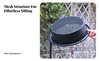 Round Plastic Soil Sifter Multi-Functional Round Gardening Sifter Easy to Clean