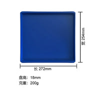 Non-Slip Rectangular Plastic Serving Tray