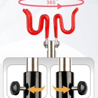 Clamp-on Spraying Instrument Holder Stable Spraying Instrument Holder with Desk Clamp Sturdy for Hobbyists, Miniature Painters, Workbench, Studio