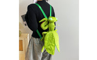 Soft Grasshopper Backpack | Novelty, stuffed Backpack, for Themed Events