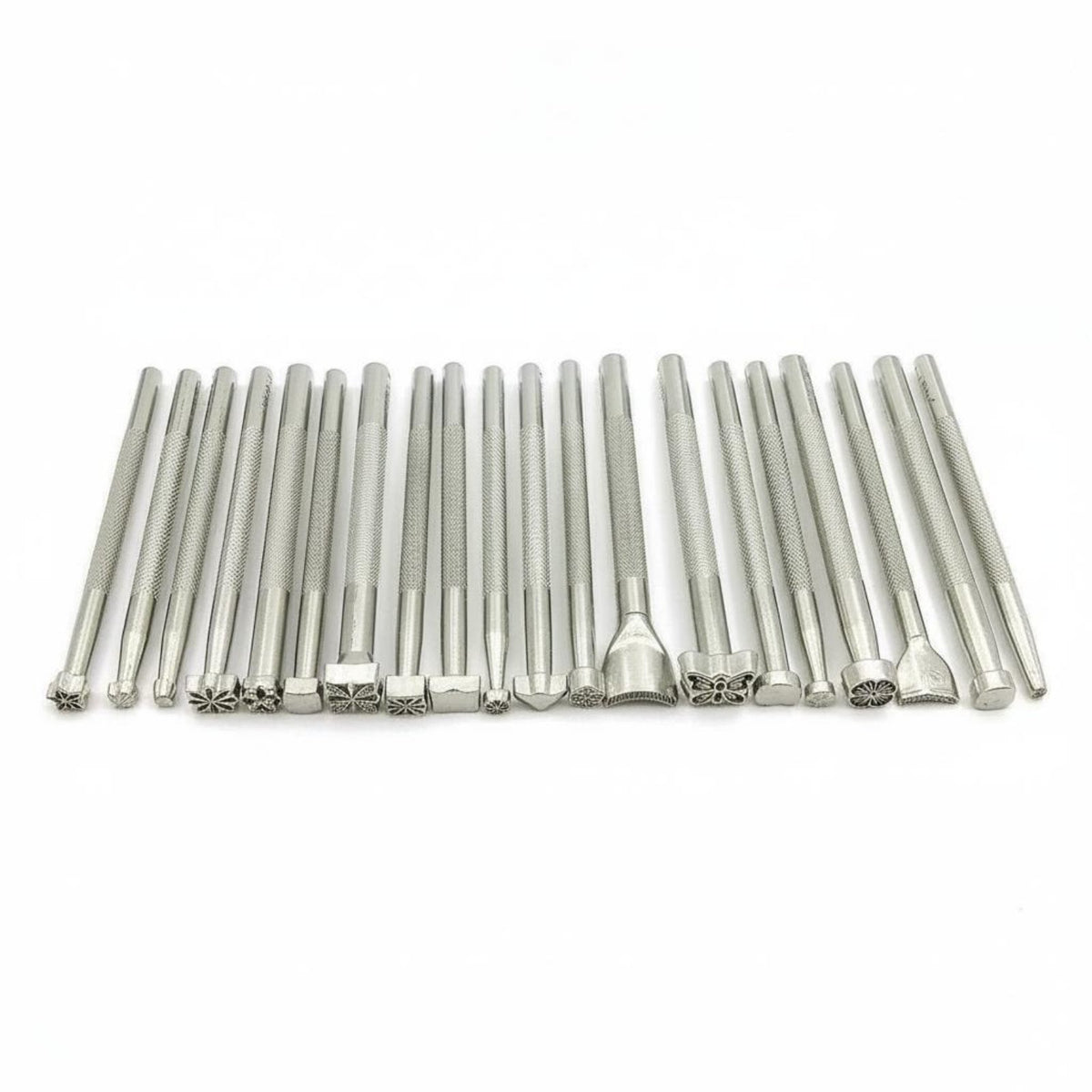 20 Pieces Leather Stamping Tool Set Long-Lasting Metal Leather Stamp Set