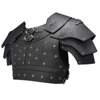 Medieval Riveted Shoulder and Chest Armor Norse Viking Style Retro Cosplay Prop