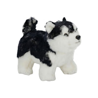 Alaskan Malamute Stuffed Toy Toy Standing Alaskan Dog Stuffed Toy Toy Realistic Dog Stuffed Animal Lifelike Plushie Hugable