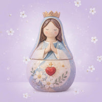 Gift Idea Fairy Prayer Box Decorative Handmade Fairy Figurine Box for Shelf Display