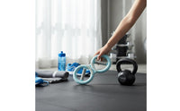 Double-Loop Arm Exerciser Full Upper Body Workout Double-Loop Chest Expander Portable Design Spring Power Rotator Bar for Men, Women, Office