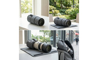Portable Padded Camera Wrap Foldable Camera Wrap with Straps Soft Cloth Multi-Functional for Photographers