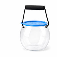 Handheld Aquarium Silicone Lid Clear Plastic Aquarium Oval Shape