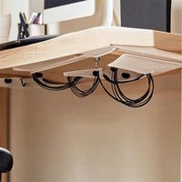 Under Desk Cable Management Net Screw-in Under Desk Cable Cradle Strong