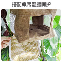 跨境新款鹦鹉窝夏季清凉鸟窝悬挂鸟巢透气底网睡觉帐篷鸟玩具批发