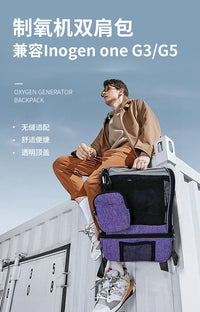 Compatible Inogen One G3 Portable Oxygen Concentrator Backpack Carrying Bag