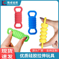 亚马逊Fidget Pullys适合全年龄段趣味减压玩具 硅胶手指解压玩具