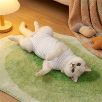 Cat Recovery Suit for Post-Surgery Wear, Unisex Casual Style Other Material Cat Surgery Recovery Suit, Anti Licking Post Surgery Cat Suit for Cats