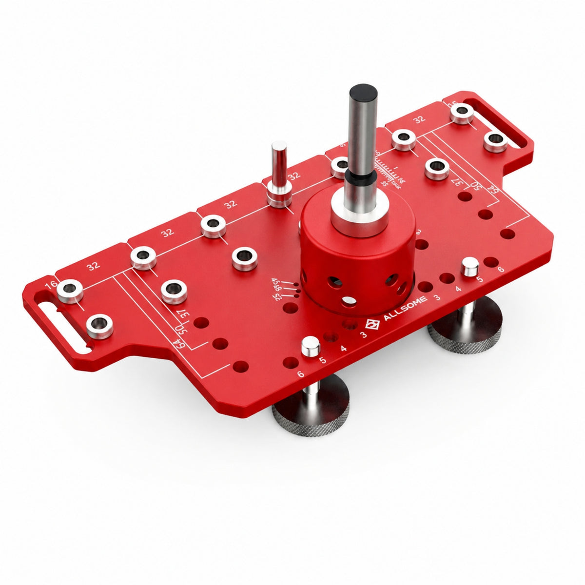 Hinge Drilling with Exact Cabinet Door Template Portable