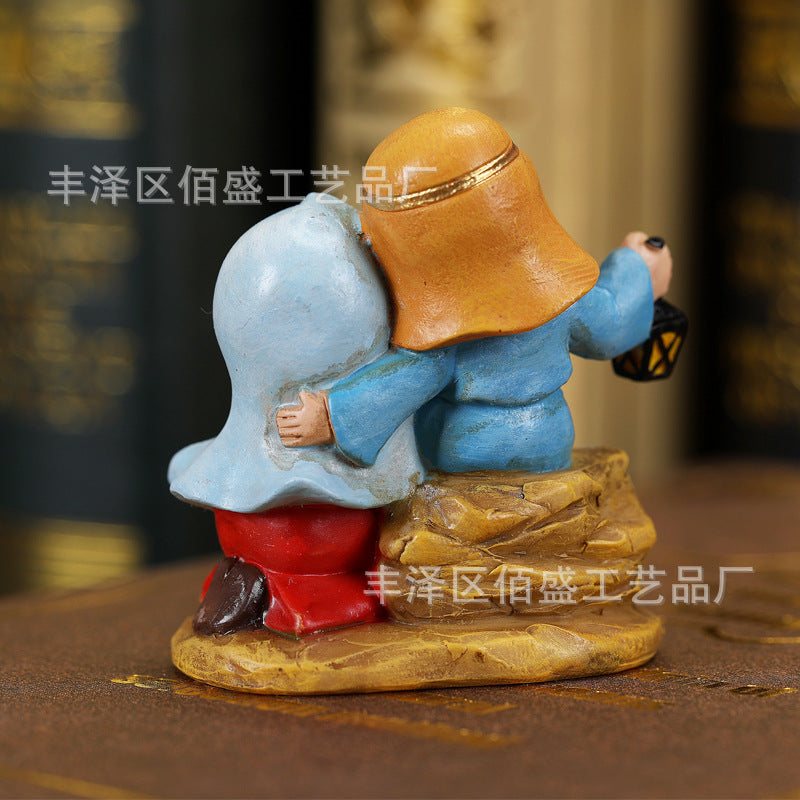Cartoon Nativity Scene Desktop Decoration Craft for Christmas Gift