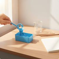 Hand-Operated Fluid Pump Model Plastic Fluid Pump Well Model Blue for Children