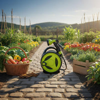 Hose Reel Carrier Large Capacity Garden Hose Carrier Quick Rewind for Patio