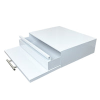 Kitchen Microwave Oven Shelf with Pull-Out Drawer