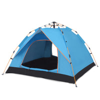 Automatic Pop-Up Camping Tent for Outdoor Beach & Picnic, Sun Protection, 3-4 Person