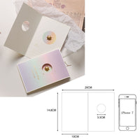 Metallic Hot Stamping Handmade Birthday Thank You Message Blessing Card New Year Valentine Wedding Card