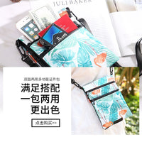 Travel Neck Pouch Passport Holder with Multi-functional Document Organizer and Coin Pocket