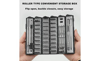 128 Pieces Screwdriver Set Steel Bits Precision Screwdriver Set Flexible Extension Shaft Electronics Repair Tool Kit for DIY Enthusiasts