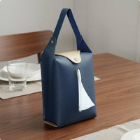 Wall Mount Tissue Cover Multi-Functional Household Storage Snap Button Closure for Dining Table