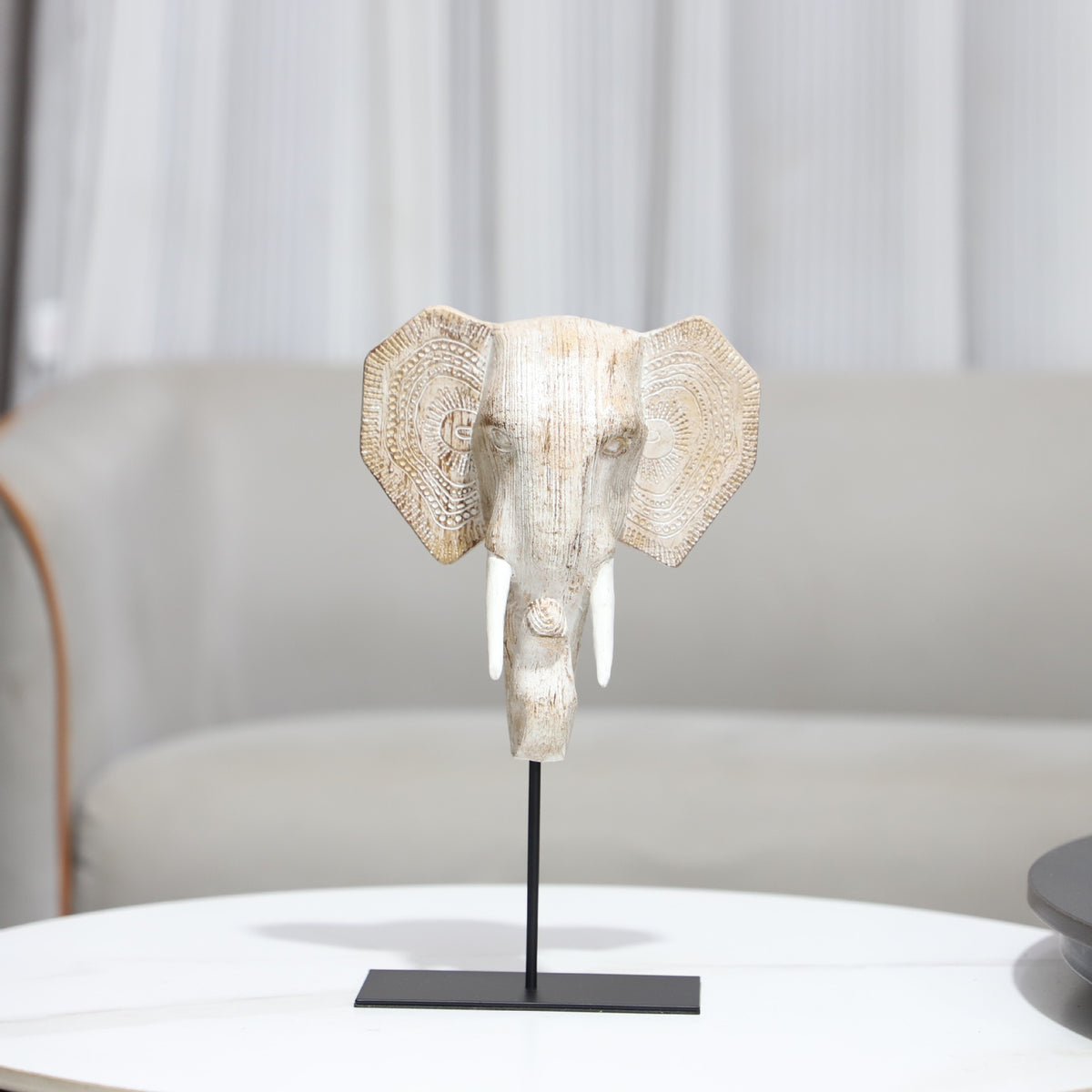 New Chinese Style Resin Elephant Sculpture Decorative Figurine