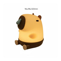 Capybara Night Light USB-C Rechargeable Cute Creature Table Lamp for Bedroom