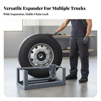 Horizontal Tire Expander Heavy Duty Truck Tire Service Tool Sturdy Steel Construction Wheel Changing Tool for Repair Specialist S, Car Owners