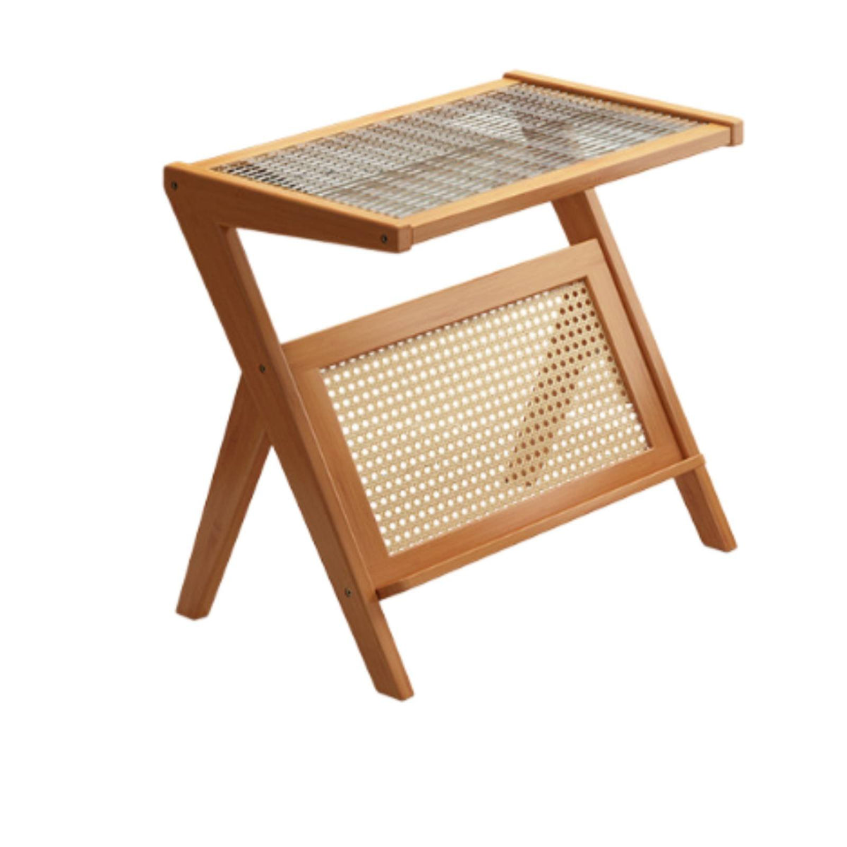 Minimalist design C-Shaped Sofa Table Japanese Aesthetic C-Shaped Tray Table Space-Saving Living Room Furniture Multi-Purpose for Apartment Dwellers, Homeowners, Home Workers, Bedroom, Balcony, Small Spaces