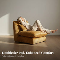 Adjustable Flower Lounger Nordic Design Theme Adjustable Padded Lounger Converts to Becomed Ergonomic Design for Teens, Balcony
