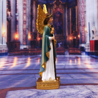 Archangel Raphael Statue Classical Design Winged Angel Figurine Fine Intricacy