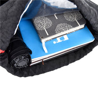 Dry Wet Separation Waterproof Drawstring Backpack for Swimming Gym Outdoor Sports