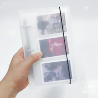 PP Transparent Frosted 3/4-inch Photo Album Ticket Holder for Collectibles
