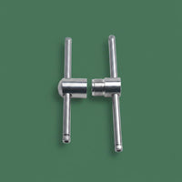 Cue Tip Shaping Press Threaded Billiards Tool Cue Tip Accessory Polished Finish