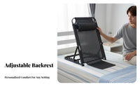 Adjustable Backrest Frame Non-Slip Base Adjustable Backrest Lounger for Students