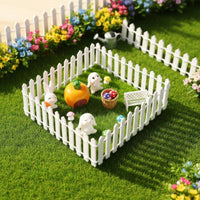 Dollhouse Easter Decoration Set Cute Design Easter Hare Garden Kit Miniature Hare Garden Kit Perfect Gift for Children