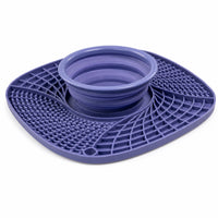 Slow Feeding Mat Textured Lick Toy Interactive for Travel, Fast Eaters