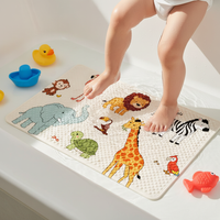 Non-Slip Suction Cup Bath Mat for Shower and Bathroom Floor, Kids' Safety Mat
