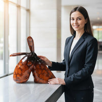 Abstract Equine Sculpture Statue Modern Art Figurine Creative Abstract Couple Sculpture for Hotel Entrance