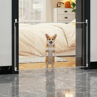 Clear Acrylic Pet Partition Full Visibility Acrylic Pet Panel Sturdy Clear Dog Gate Cat Owners, Doorways